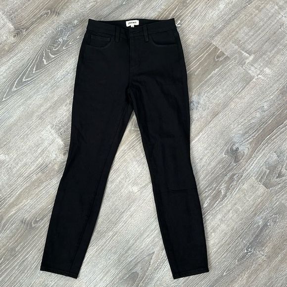 L’AGENCE $ Margot / Rise  Black Jeans Size 25 - Picture 1 of 2